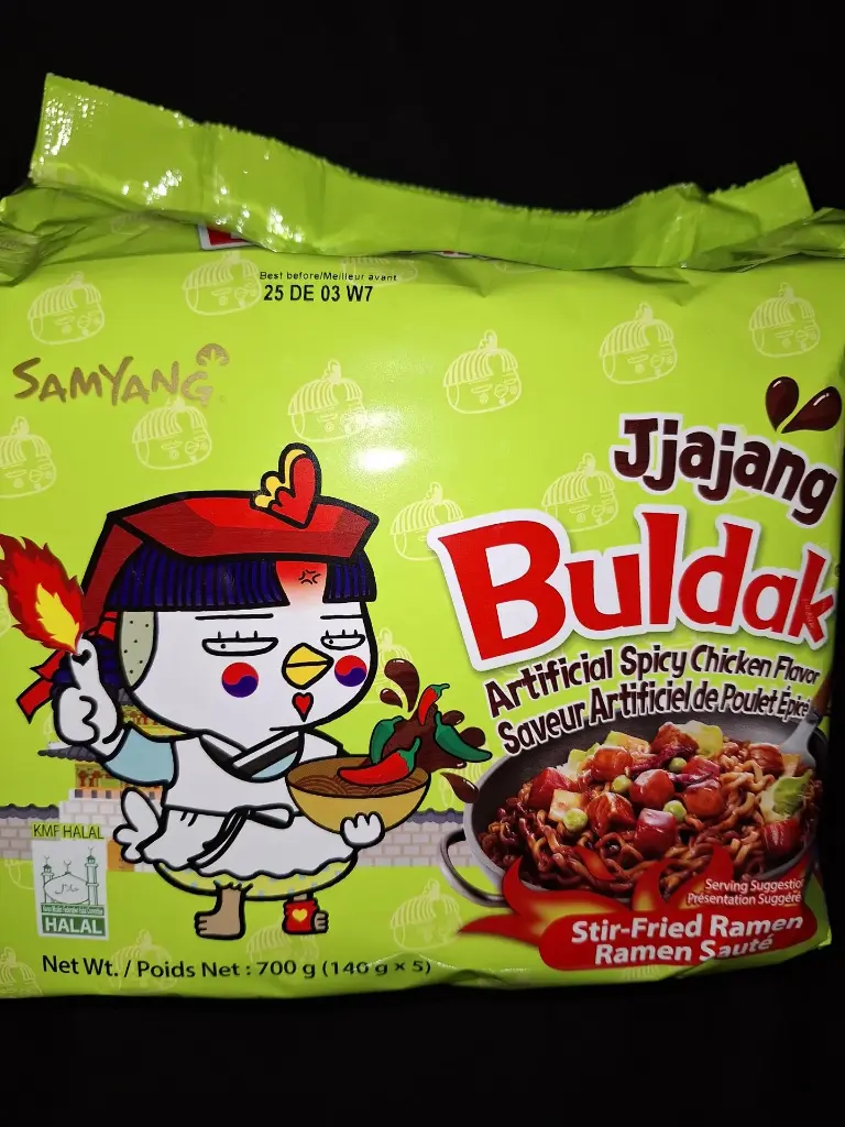 paquet 5 buldak Jjajang