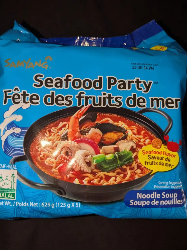 paquet 5 samyang fruits de mer