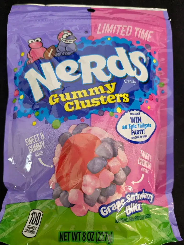 Nerds gummy fraise raisin