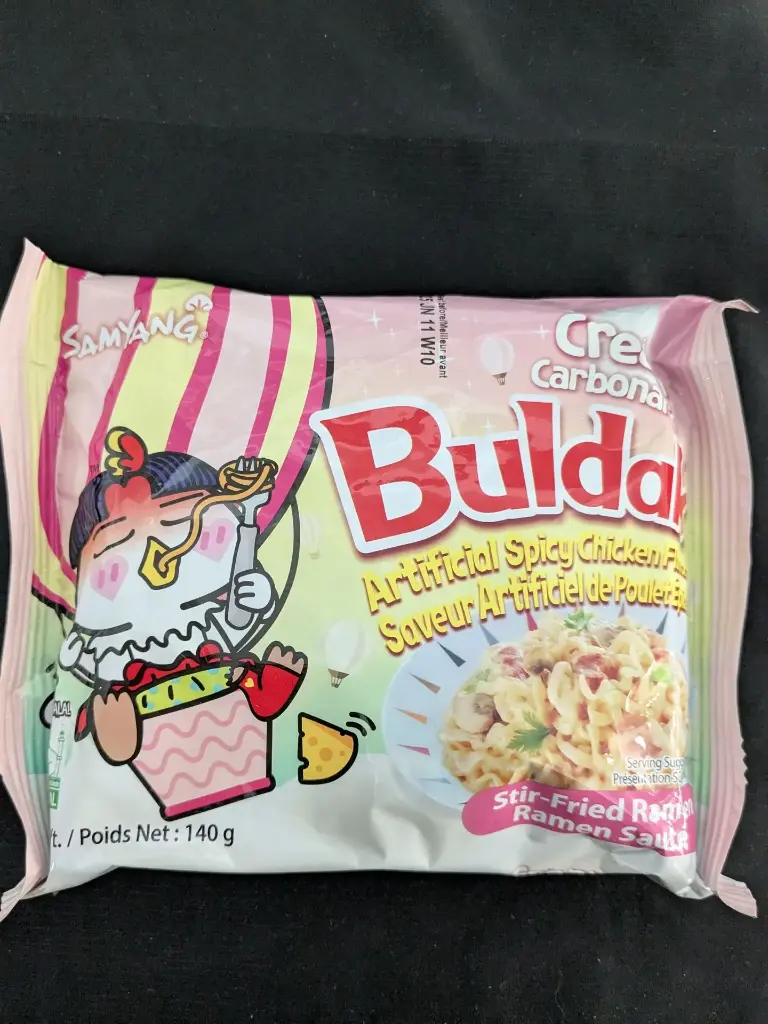 Buldak crème carbonara