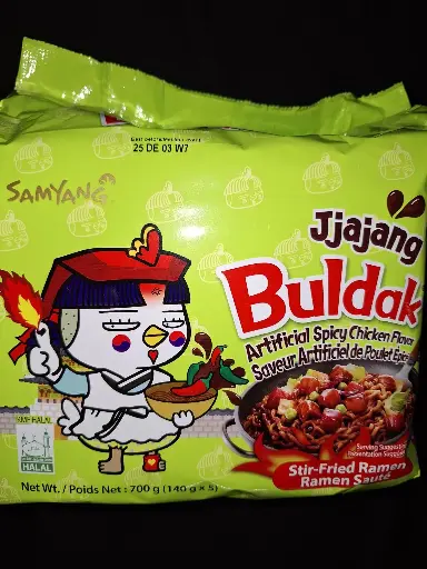 paquet 5 buldak Jjajang