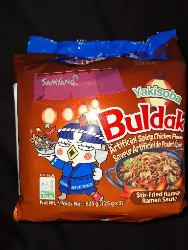 paquet 5 buldak yakisoba
