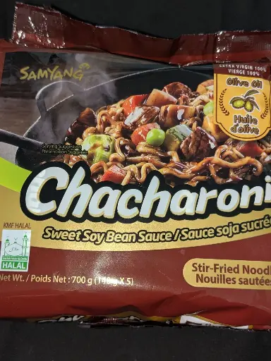 paquet 5 samyang chacharoni