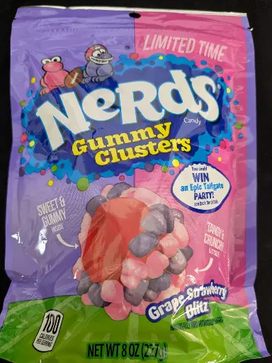 Nerds gummy fraise raisin