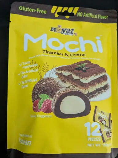 mochi royal tiramisu et crème