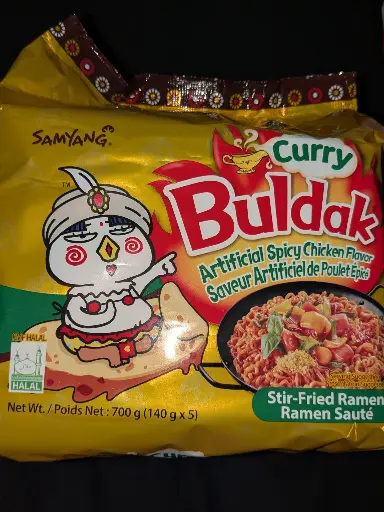 paquet 5 buldak curry