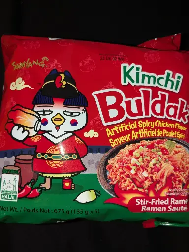 paquet 5 buldak kimchi