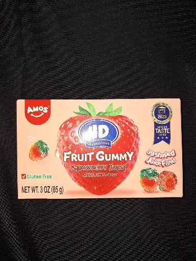4d fruit gummy fraise