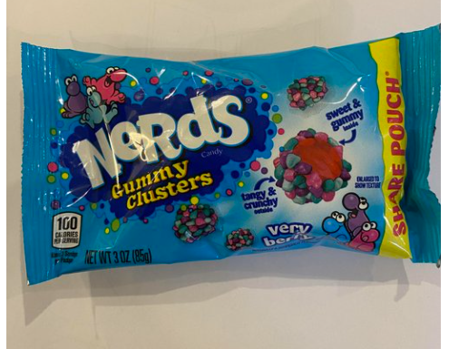 Nerds gummy cluster very berry 3oz